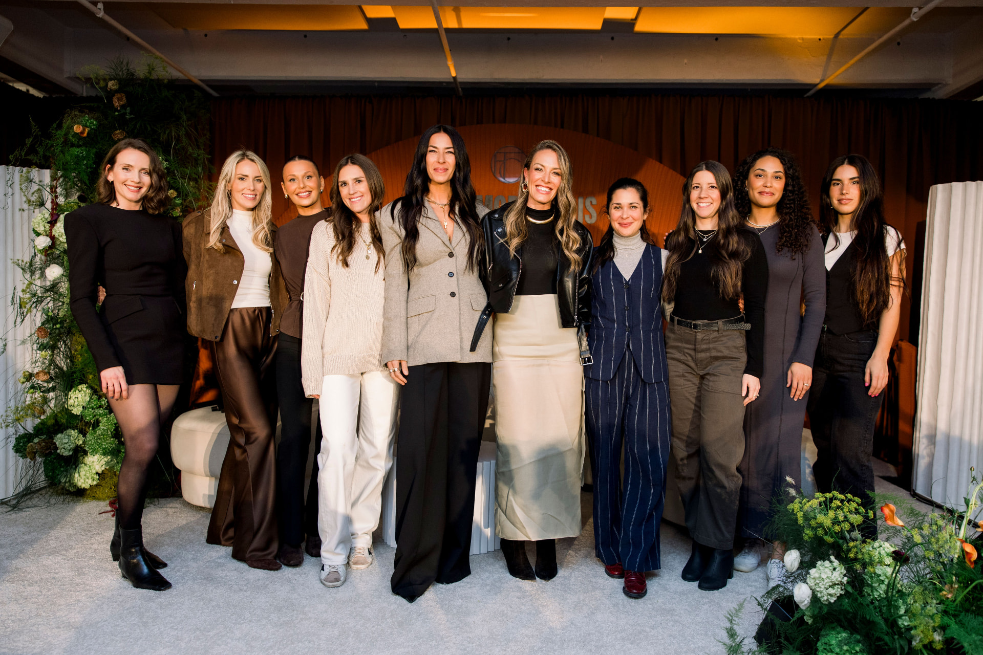 Kalli Prins with her team on stage